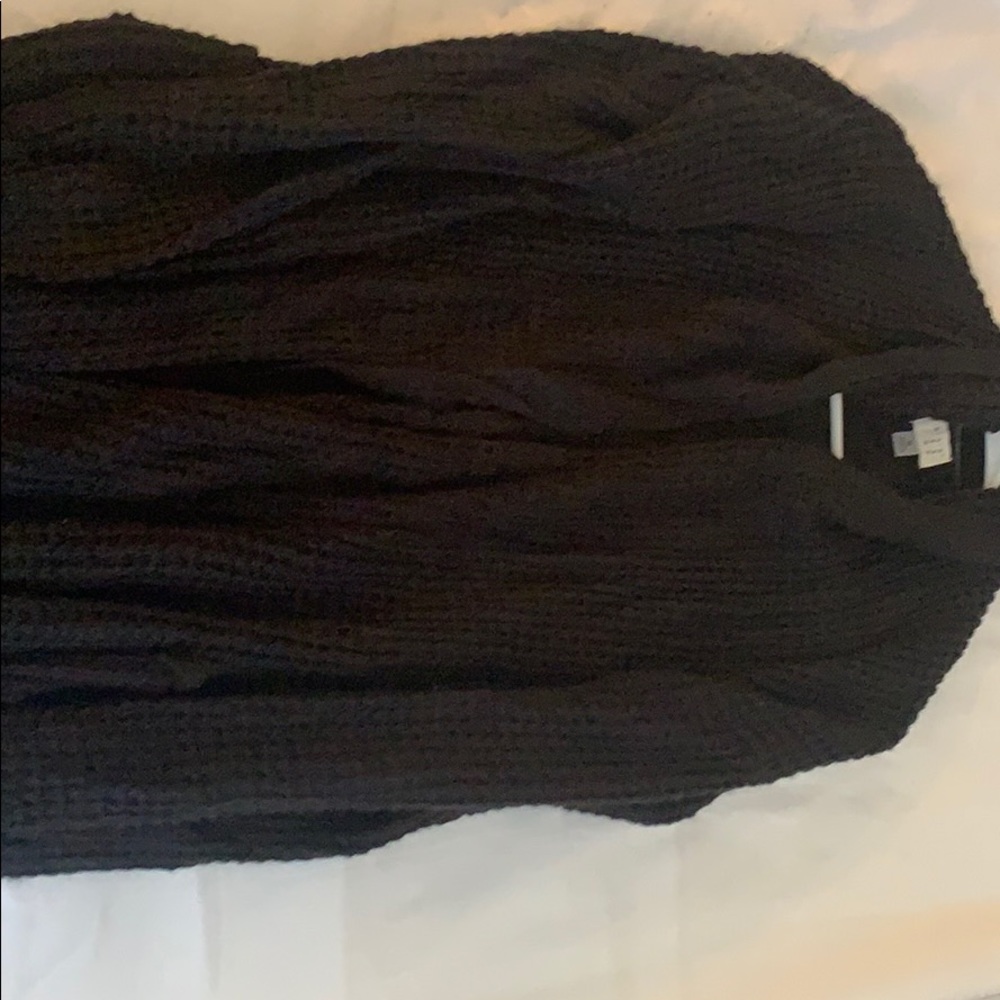 Cardigan, woven sweater